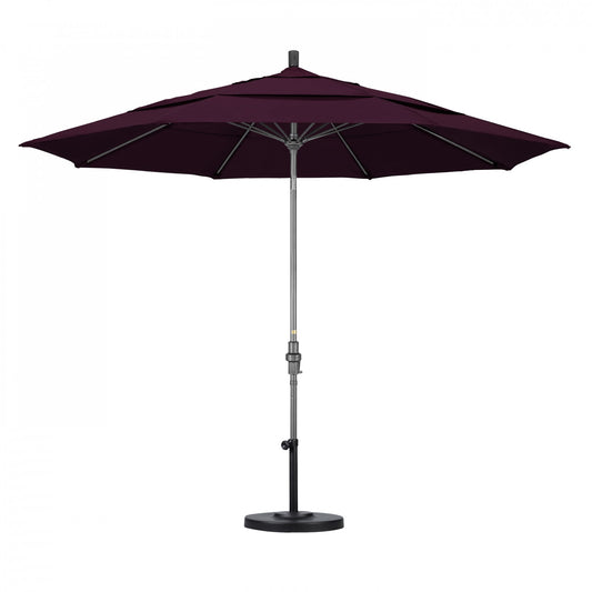 California Umbrella - 11' - Patio Umbrella Umbrella - Aluminum Pole - Purple - Pacifica - GSCUF118010-SA65-DWV