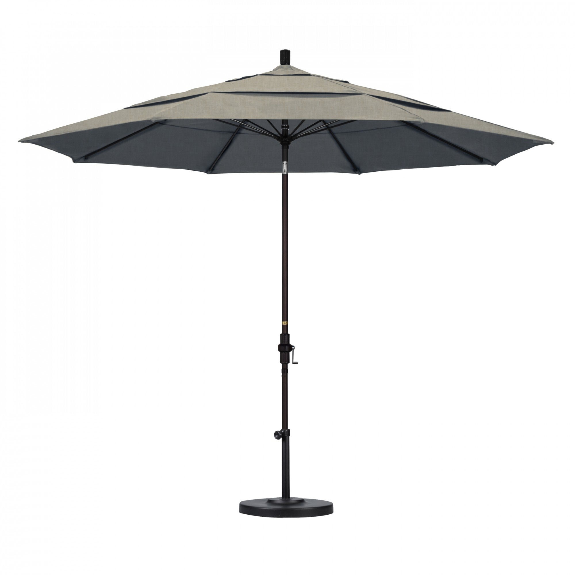 California Umbrella - 11' - Patio Umbrella Umbrella - Aluminum Pole - Spectrum Dove - Sunbrella  - GSCUF118117-48032-DWV