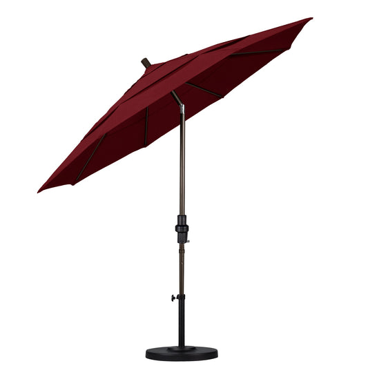 California Umbrella - 11' - Patio Umbrella Umbrella - Aluminum Pole - Spectrum Ruby - Sunbrella  - GSCUF118117-48095-DWV