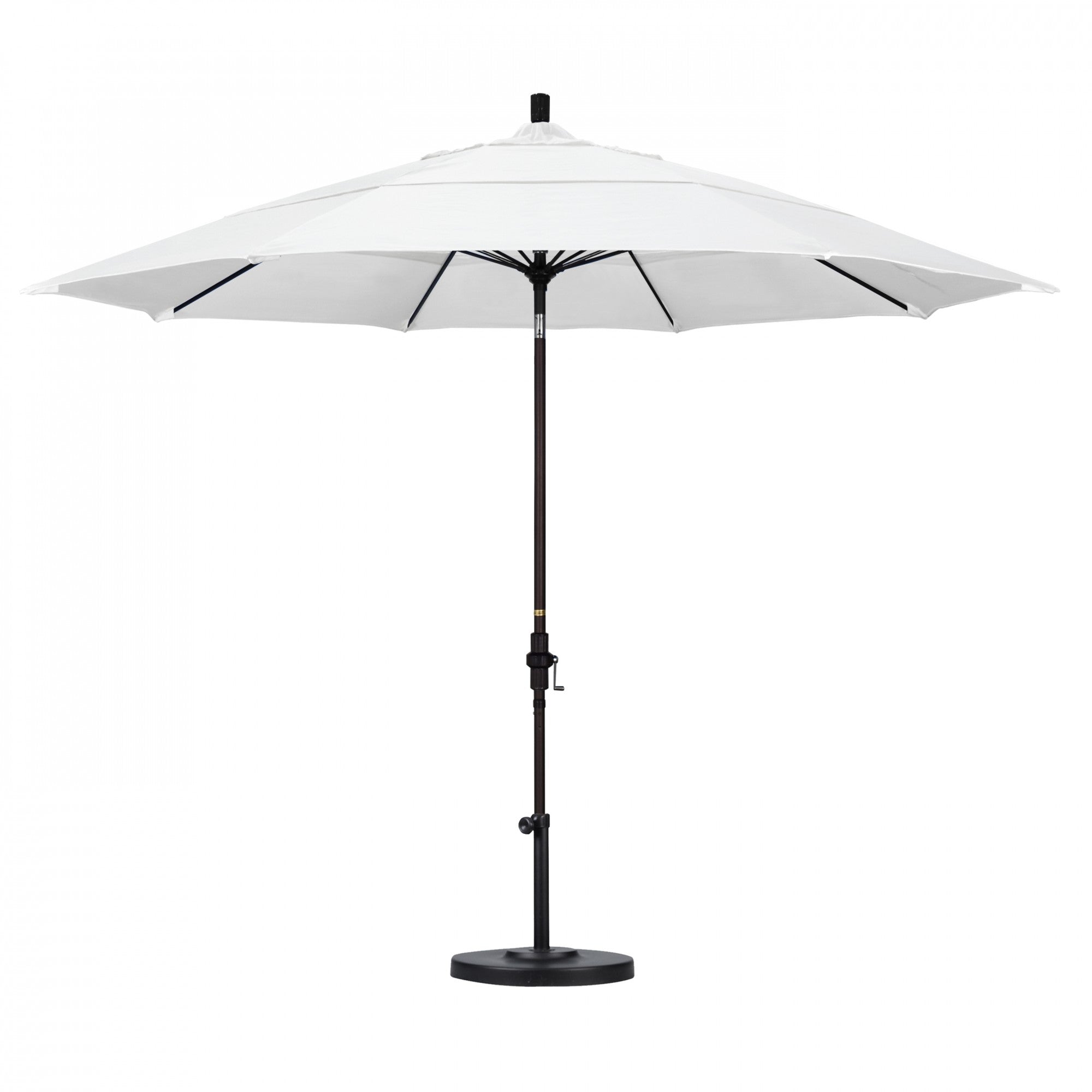 California Umbrella - 11' - Patio Umbrella Umbrella - Aluminum Pole - Natural - Sunbrella  - GSCUF118117-5404-DWV