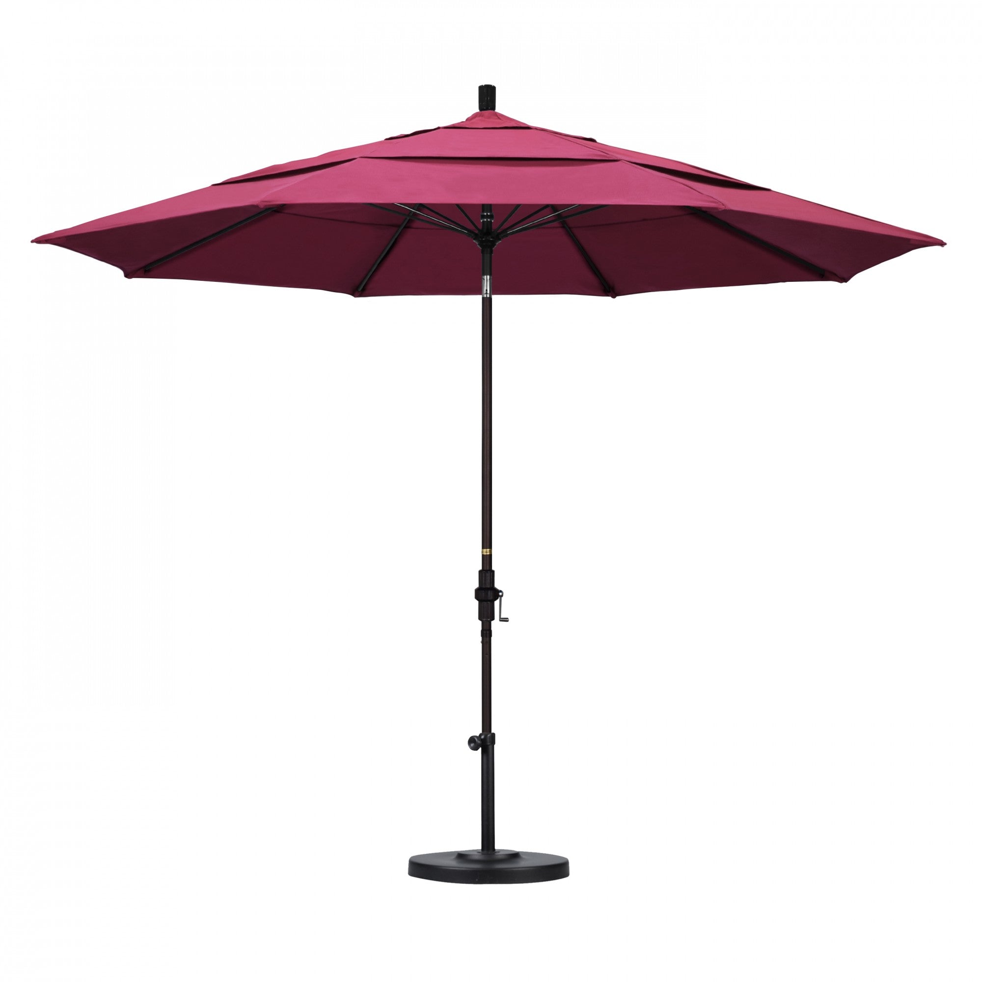 California Umbrella - 11' - Patio Umbrella Umbrella - Aluminum Pole - Hot Pink - Sunbrella  - GSCUF118117-5462-DWV