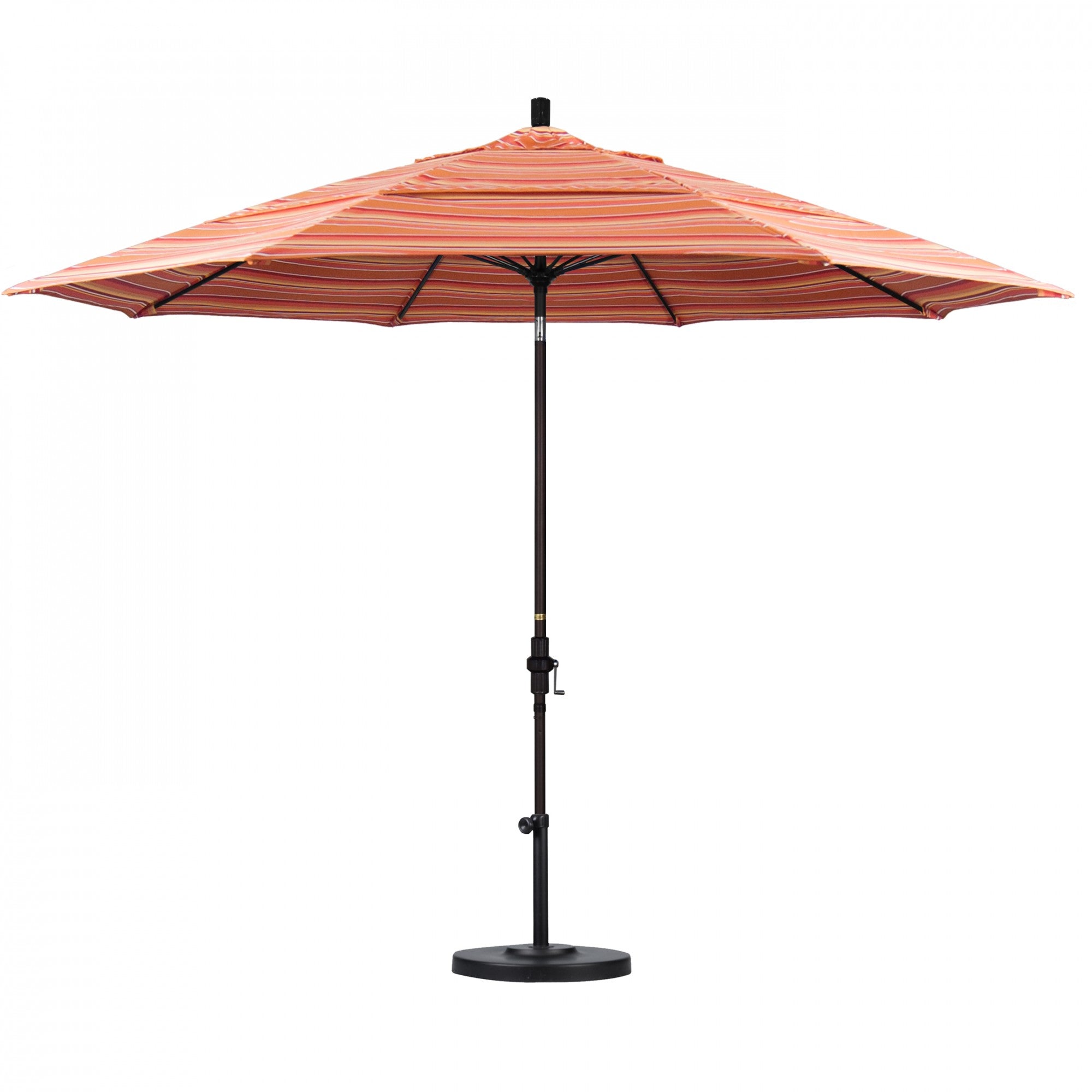 California Umbrella - 11' - Patio Umbrella Umbrella - Aluminum Pole - Dolce Mango - Sunbrella  - GSCUF118117-56000-DWV