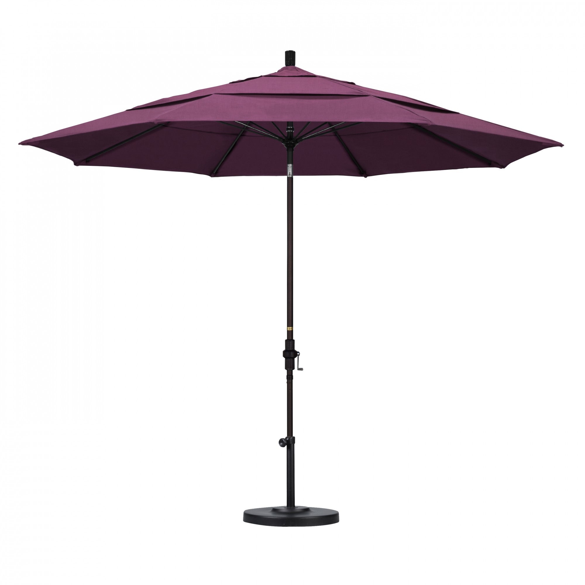 California Umbrella - 11' - Patio Umbrella Umbrella - Aluminum Pole - Iris - Sunbrella  - GSCUF118117-57002-DWV