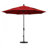 California Umbrella - 11' - Patio Umbrella Umbrella - Aluminum Pole - Red - Olefin - GSCUF118117-F13-DWV