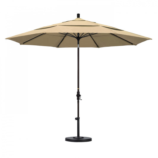 California Umbrella - 11' - Patio Umbrella Umbrella - Aluminum Pole - Antique Beige - Olefin - GSCUF118117-F22-DWV
