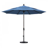 California Umbrella - 11' - Patio Umbrella Umbrella - Aluminum Pole - Frost Blue - Olefin - GSCUF118117-F26-DWV