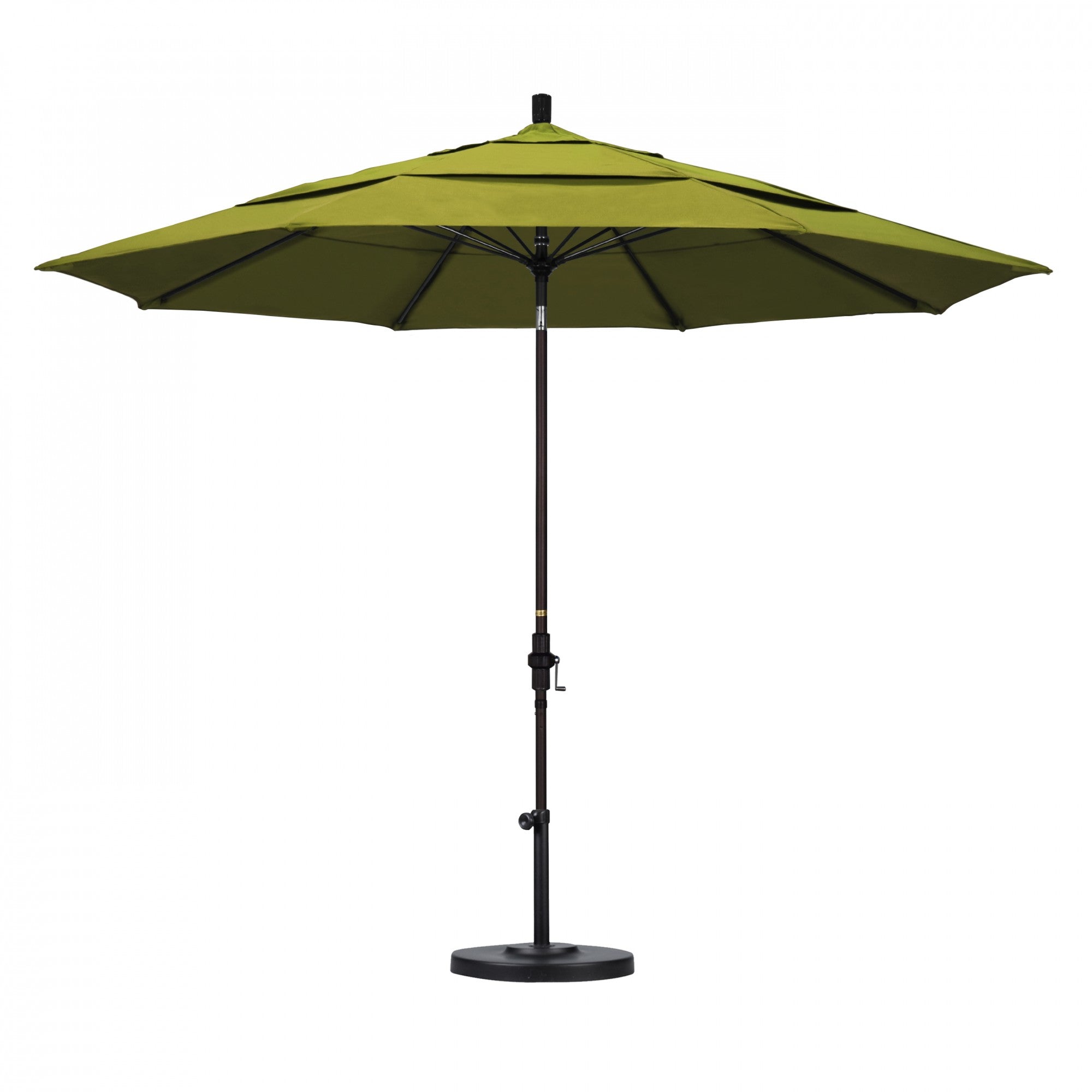 California Umbrella - 11' - Patio Umbrella Umbrella - Aluminum Pole - Kiwi - Olefin - GSCUF118117-F55-DWV
