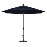 California Umbrella - 11' - Patio Umbrella Umbrella - Aluminum Pole - Navy Blue - Pacifica - GSCUF118117-SA39-DWV
