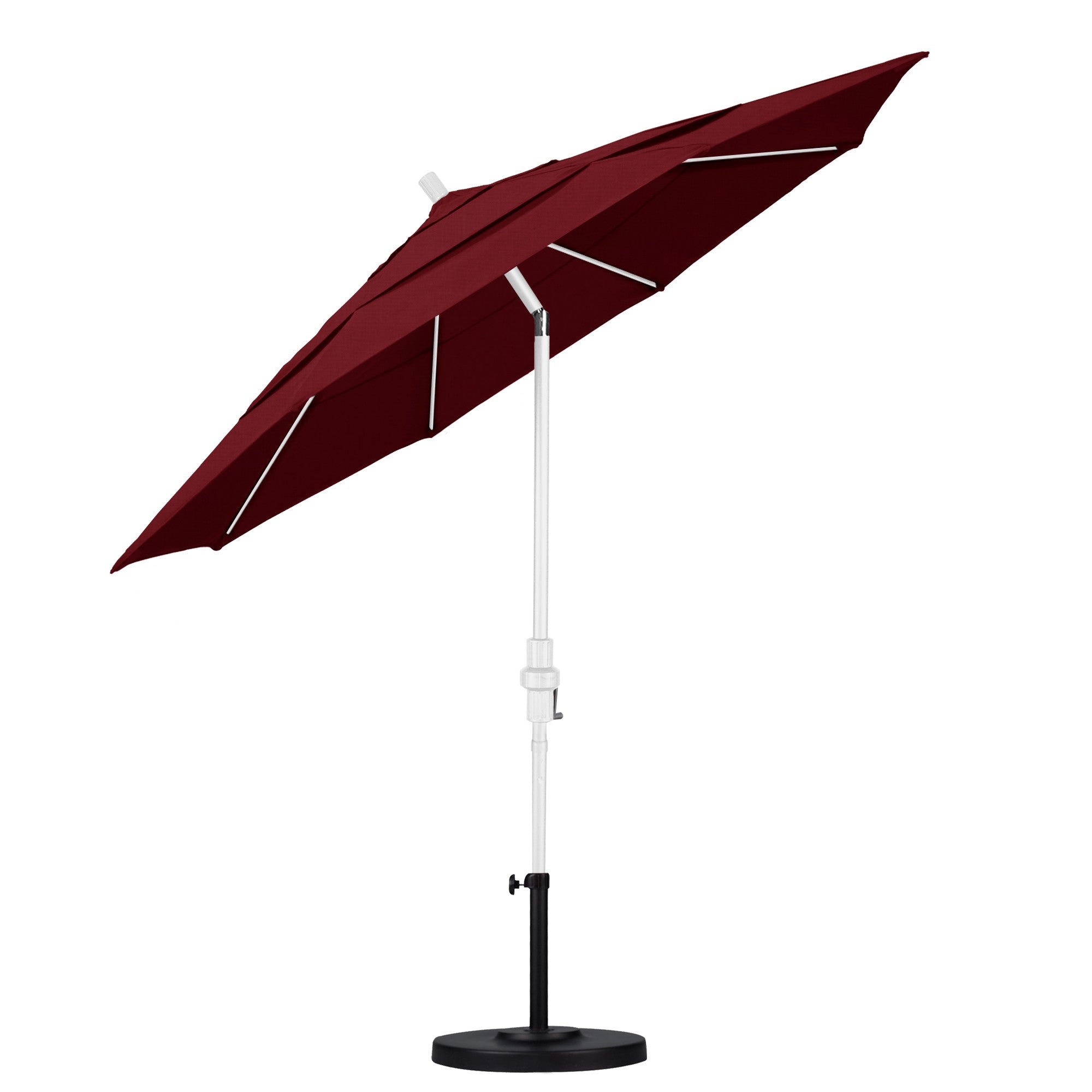 California Umbrella - 11' - Patio Umbrella Umbrella - Aluminum Pole - Spectrum Ruby - Sunbrella  - GSCUF118170-48095-DWV