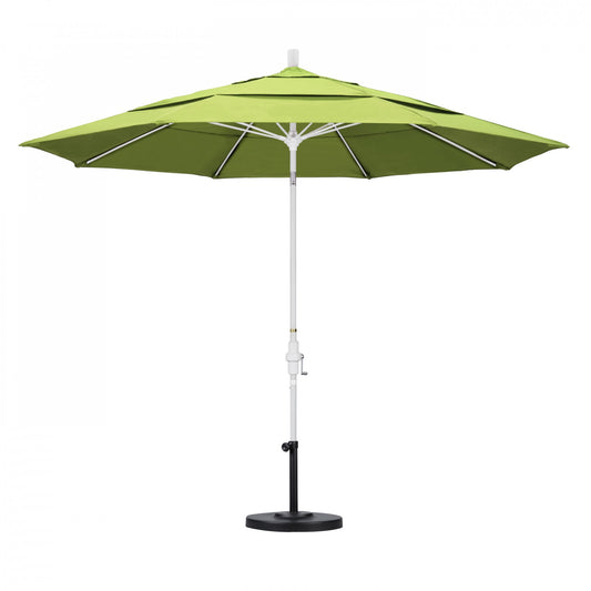 California Umbrella - 11' - Patio Umbrella Umbrella - Aluminum Pole - Parrot - Sunbrella  - GSCUF118170-5405-DWV