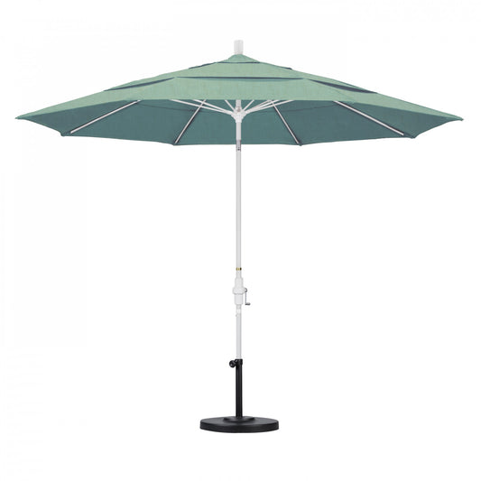 California Umbrella - 11' - Patio Umbrella Umbrella - Aluminum Pole - Spa - Sunbrella  - GSCUF118170-5413-DWV