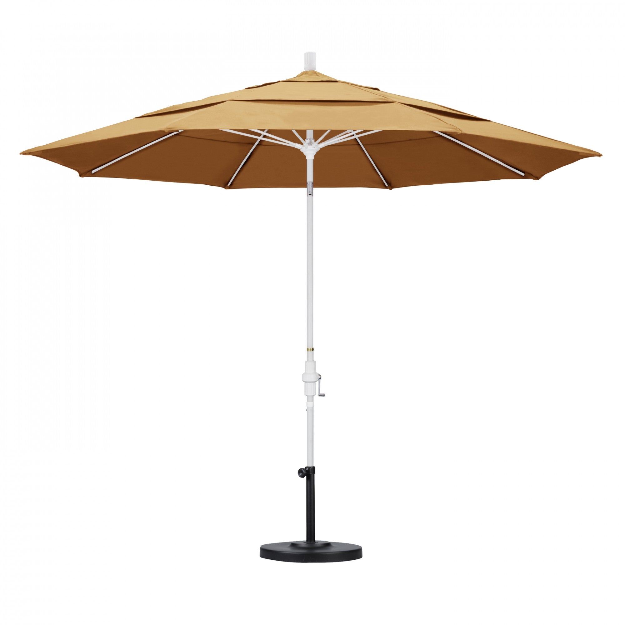 California Umbrella - 11' - Patio Umbrella Umbrella - Aluminum Pole - Wheat - Sunbrella  - GSCUF118170-5414-DWV
