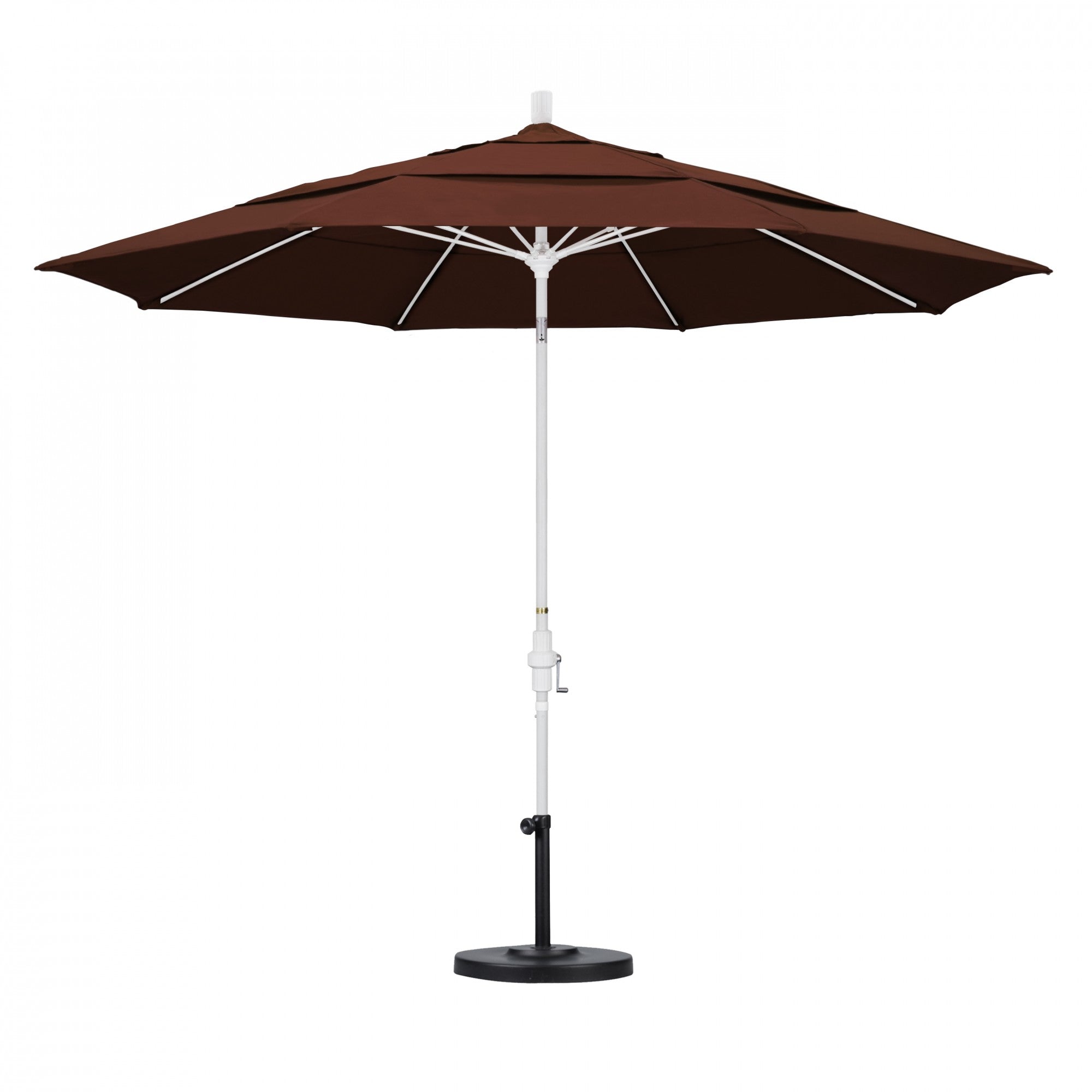 California Umbrella - 11' - Patio Umbrella Umbrella - Aluminum Pole - Bay Brown - Sunbrella  - GSCUF118170-5432-DWV
