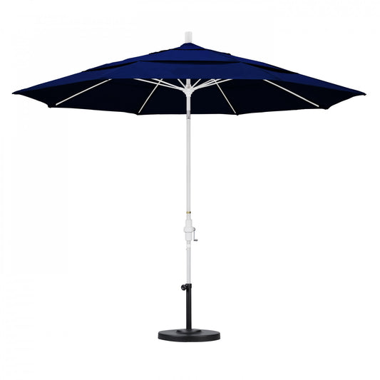 California Umbrella - 11' - Patio Umbrella Umbrella - Aluminum Pole - True Blue - Sunbrella  - GSCUF118170-5499-DWV