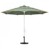 California Umbrella - 11' - Patio Umbrella Umbrella - Aluminum Pole - Astoria Lagoon - Sunbrella  - GSCUF118170-56096-DWV