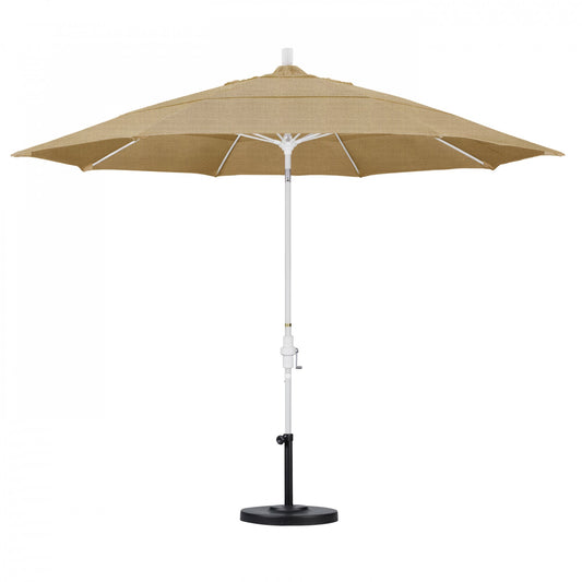 California Umbrella - 11' - Patio Umbrella Umbrella - Aluminum Pole - Linen Sesame - Sunbrella  - GSCUF118170-8318-DWV