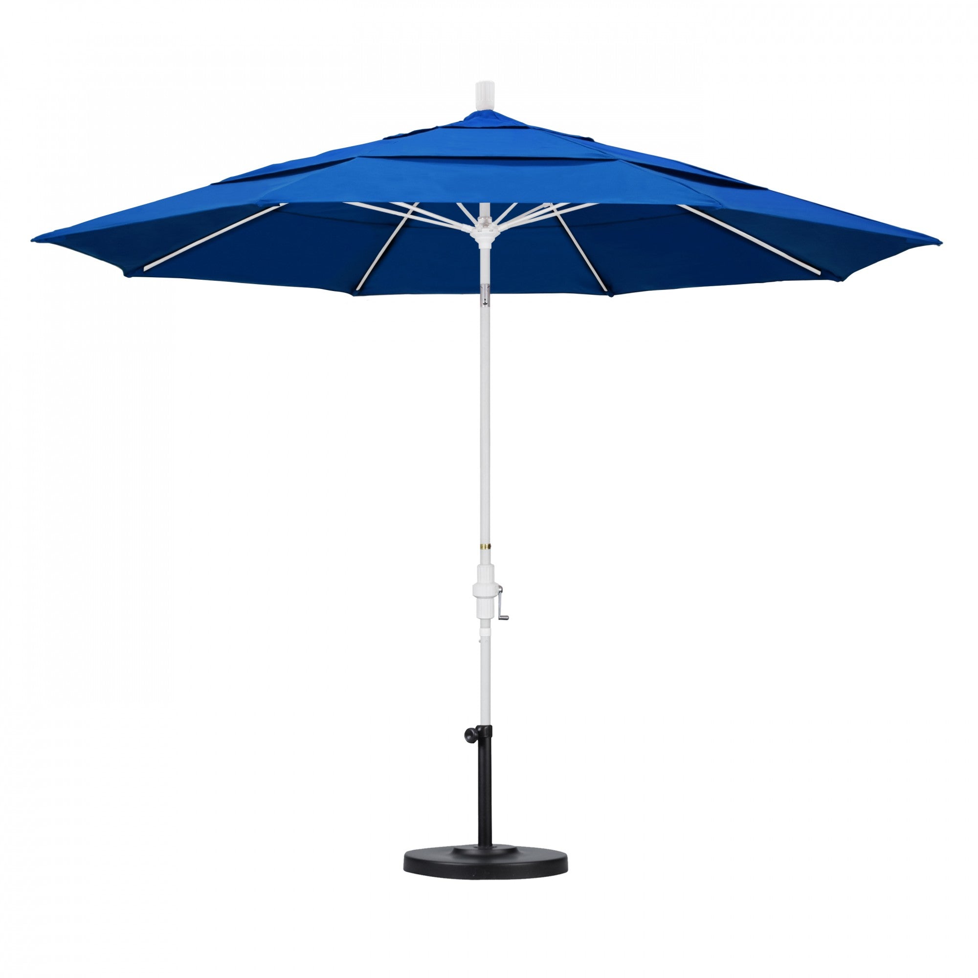 California Umbrella - 11' - Patio Umbrella Umbrella - Aluminum Pole - Royal Blue - Olefin - GSCUF118170-F03-DWV