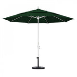 California Umbrella - 11' - Patio Umbrella Umbrella - Aluminum Pole - Hunter Green - Olefin - GSCUF118170-F08-DWV