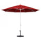 California Umbrella - 11' - Patio Umbrella Umbrella - Aluminum Pole - Red - Olefin - GSCUF118170-F13-DWV