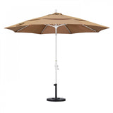 California Umbrella - 11' - Patio Umbrella Umbrella - Aluminum Pole - Terrace Sequoia - Olefin - GSCUF118170-FD10-DWV