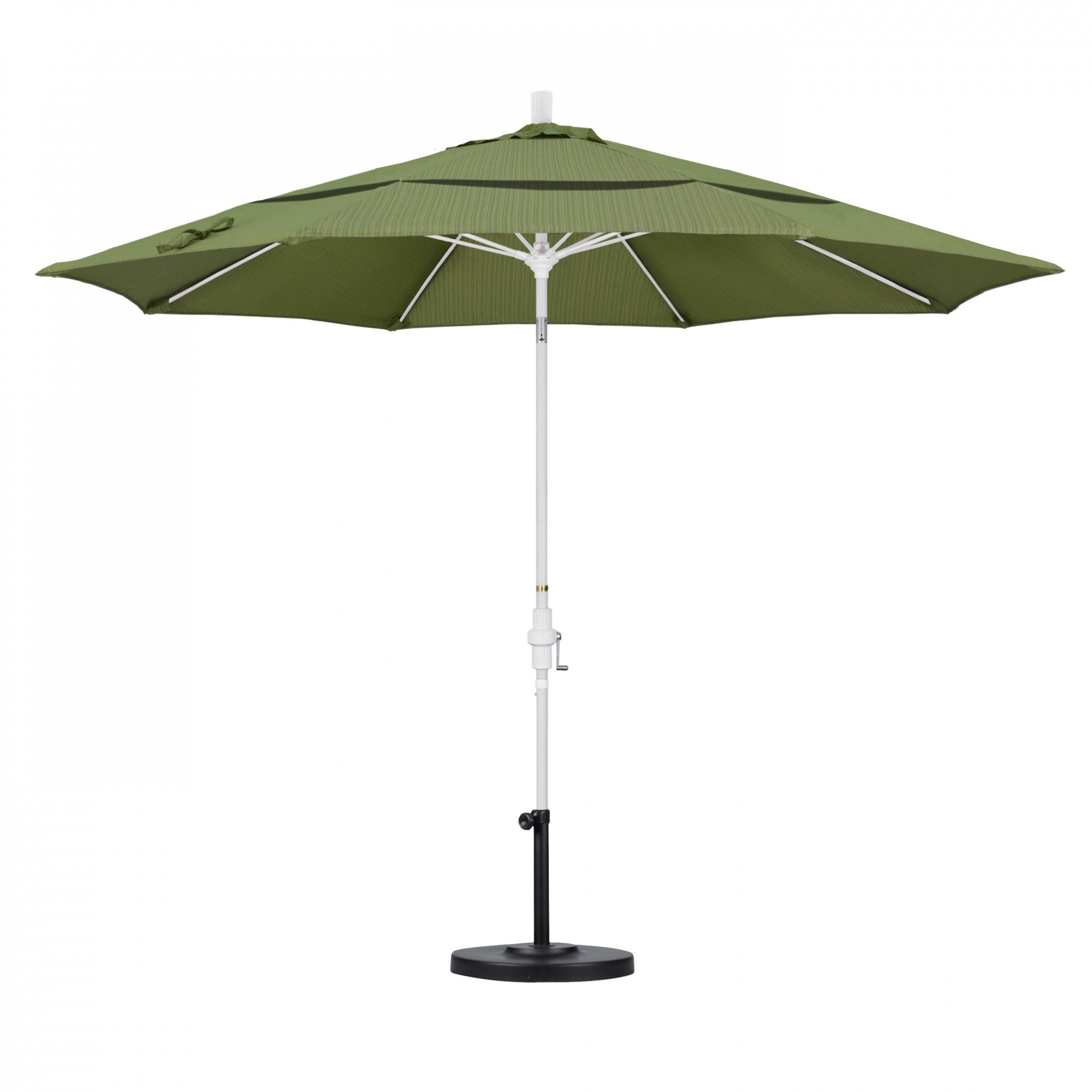 California Umbrella - 11' - Patio Umbrella Umbrella - Aluminum Pole - Terrace Fern - Olefin - GSCUF118170-FD11-DWV