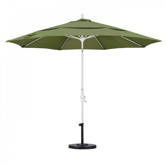 California Umbrella - 11' - Patio Umbrella Umbrella - Aluminum Pole - Terrace Fern - Olefin - GSCUF118170-FD11-DWV