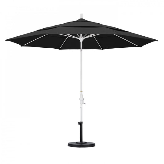 California Umbrella - 11' - Patio Umbrella Umbrella - Aluminum Pole - Black - Pacifica - GSCUF118170-SA08-DWV