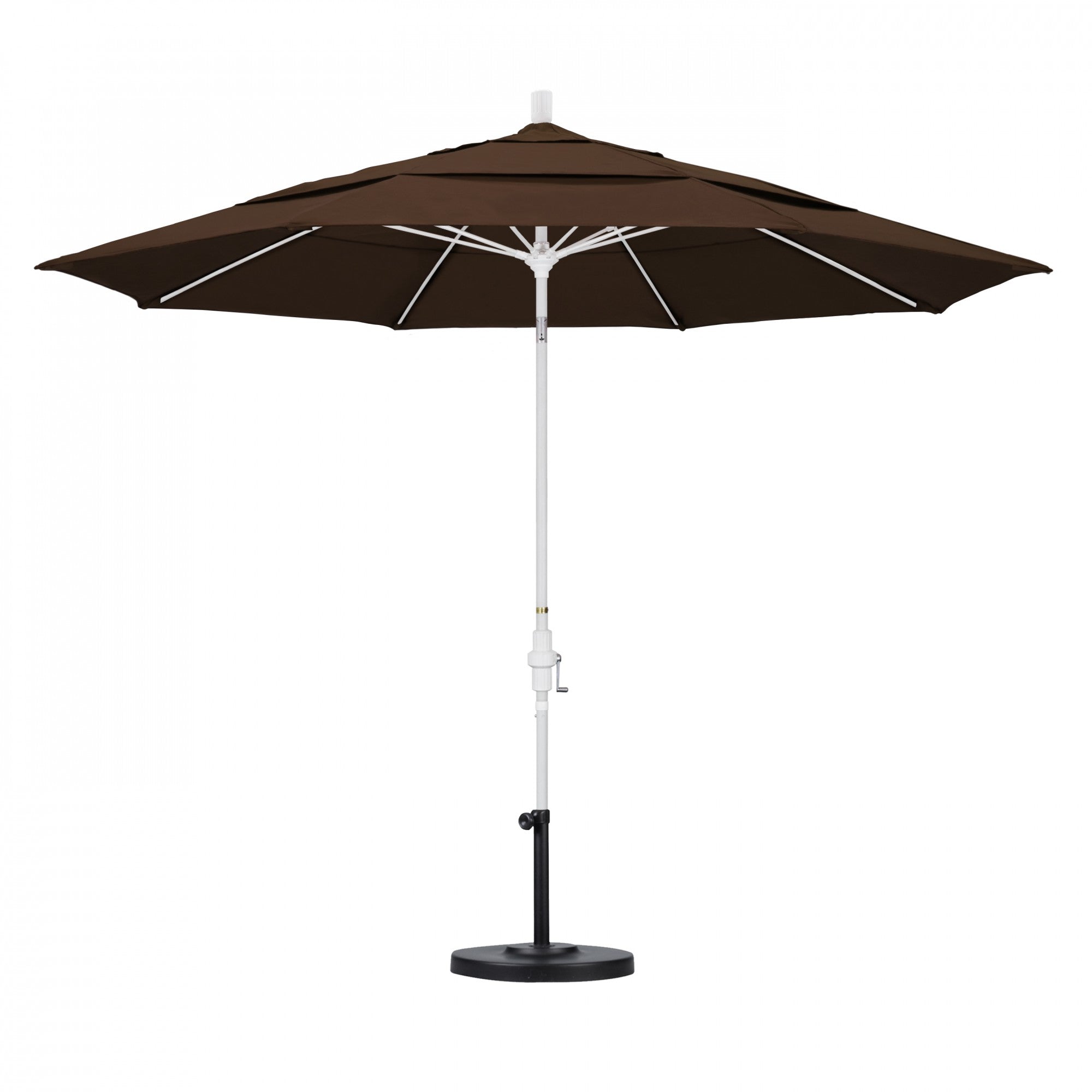 California Umbrella - 11' - Patio Umbrella Umbrella - Aluminum Pole - Mocha - Pacifica - GSCUF118170-SA32-DWV