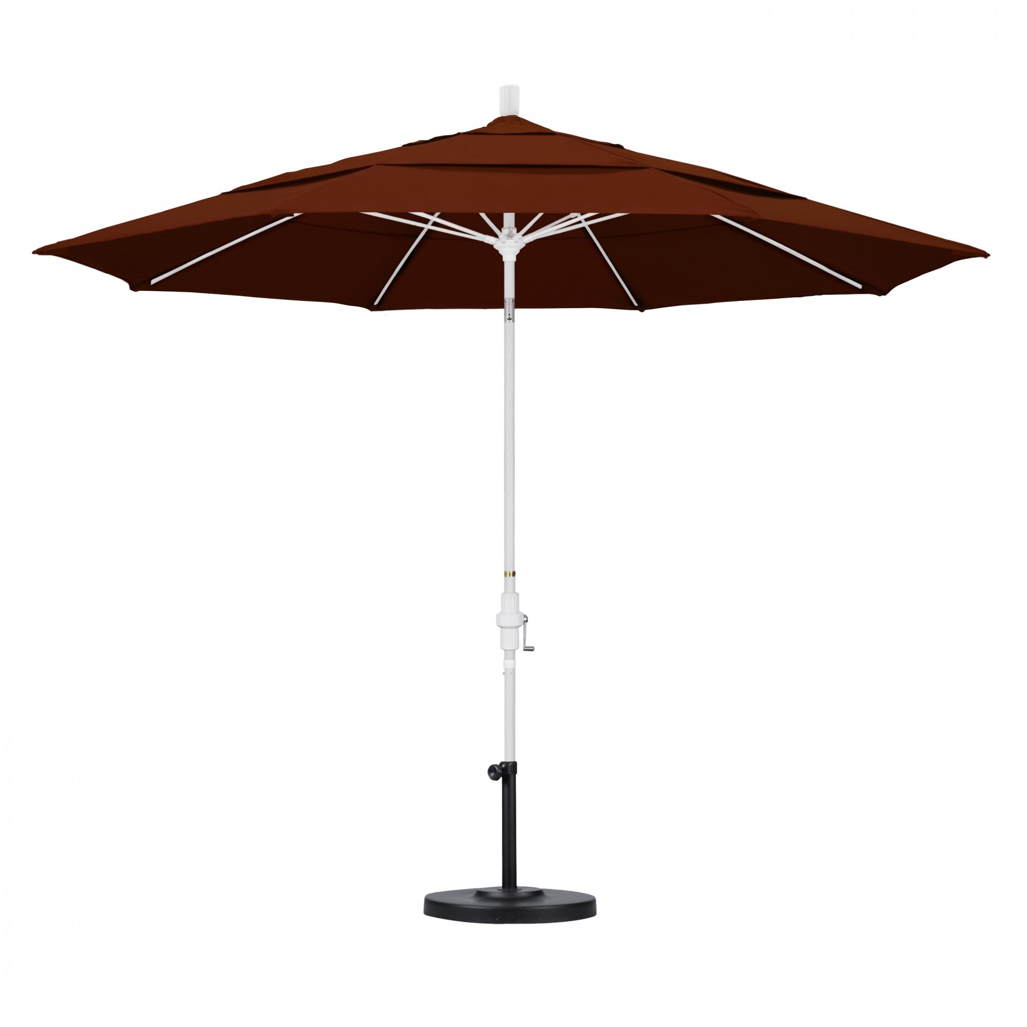 California Umbrella - 11' - Patio Umbrella Umbrella - Aluminum Pole - Brick - Pacifica - GSCUF118170-SA40-DWV
