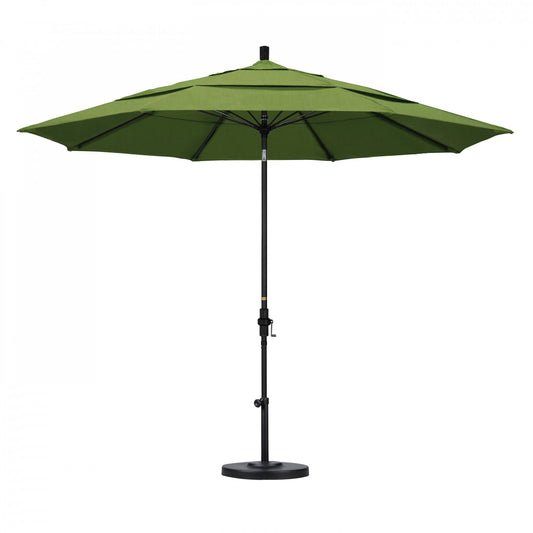California Umbrella - 11' - Patio Umbrella Umbrella - Aluminum Pole - Spectrum Cilantro - Sunbrella  - GSCUF118705-48022-DWV