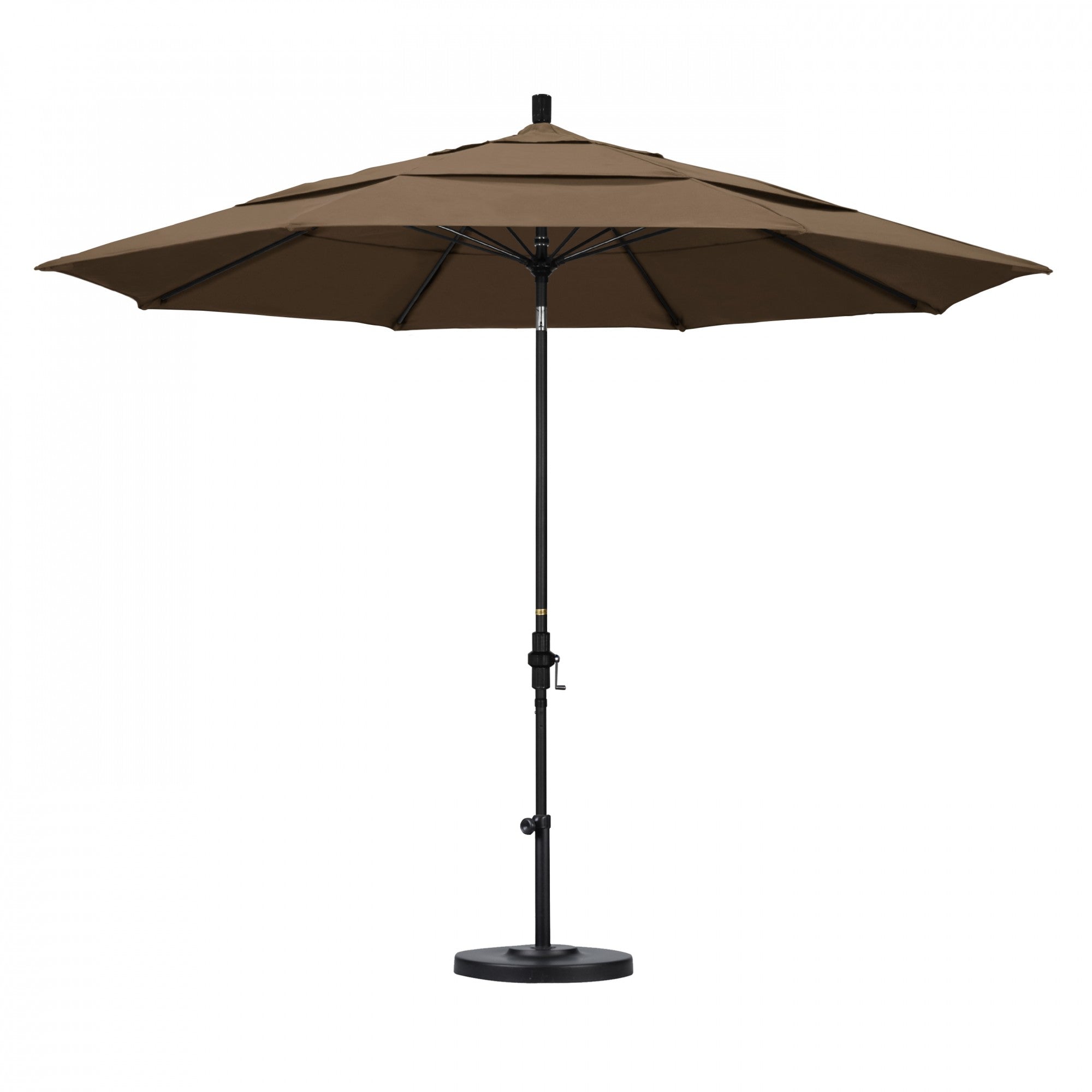 California Umbrella - 11' - Patio Umbrella Umbrella - Aluminum Pole - Cocoa - Sunbrella  - GSCUF118705-5425-DWV