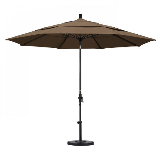 California Umbrella - 11' - Patio Umbrella Umbrella - Aluminum Pole - Cocoa - Sunbrella  - GSCUF118705-5425-DWV