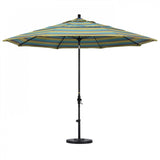 California Umbrella - 11' - Patio Umbrella Umbrella - Aluminum Pole - Astoria Lagoon - Sunbrella  - GSCUF118705-56096-DWV