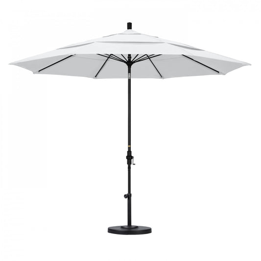 California Umbrella - 11' - Patio Umbrella Umbrella - Aluminum Pole - White - Olefin - GSCUF118705-F04-DWV