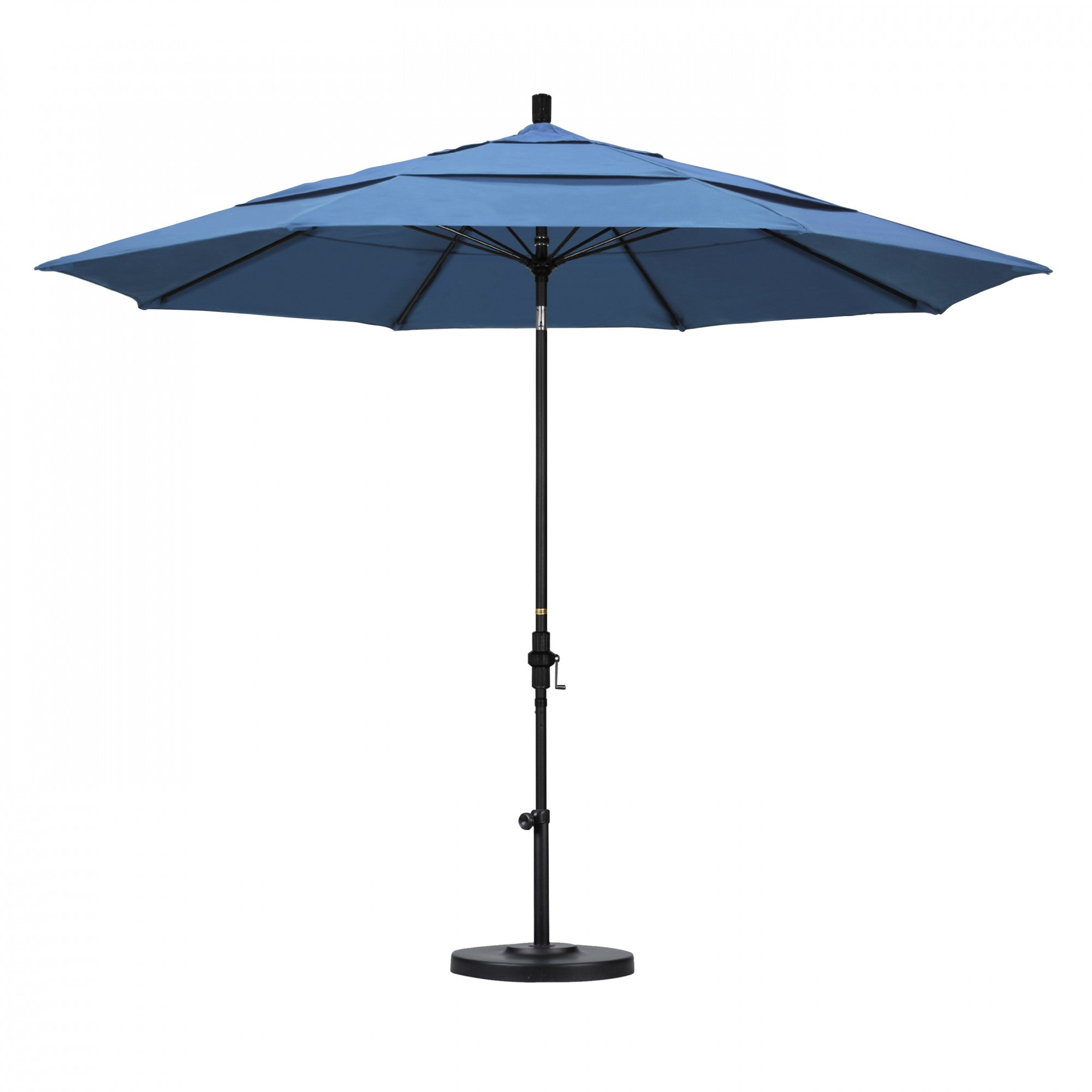 California Umbrella - 11' - Patio Umbrella Umbrella - Aluminum Pole - Frost Blue - Olefin - GSCUF118705-F26-DWV