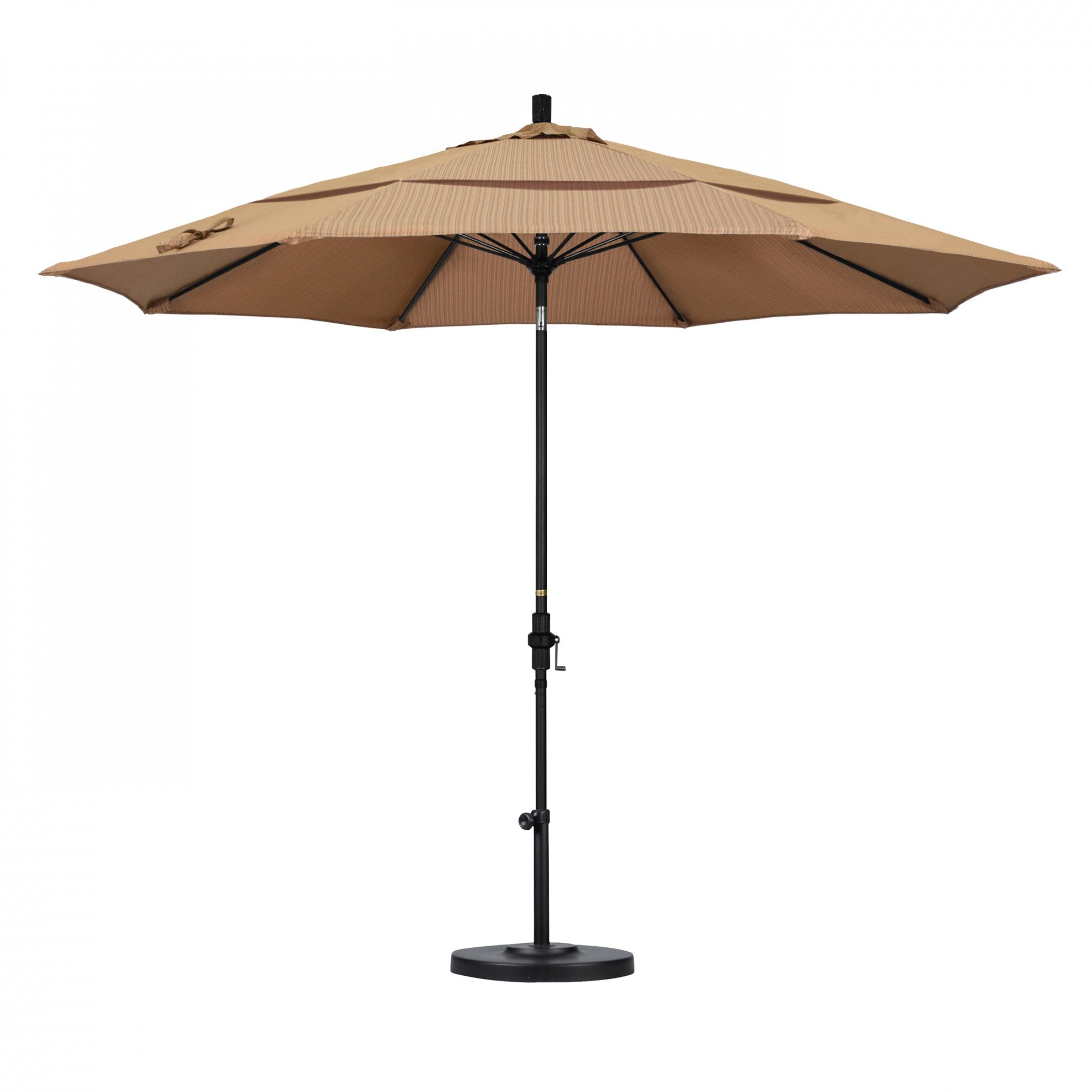 California Umbrella - 11' - Patio Umbrella Umbrella - Aluminum Pole - Terrace Sequoia - Olefin - GSCUF118705-FD10-DWV