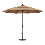 California Umbrella - 11' - Patio Umbrella Umbrella - Aluminum Pole - Terrace Sequoia - Olefin - GSCUF118705-FD10-DWV
