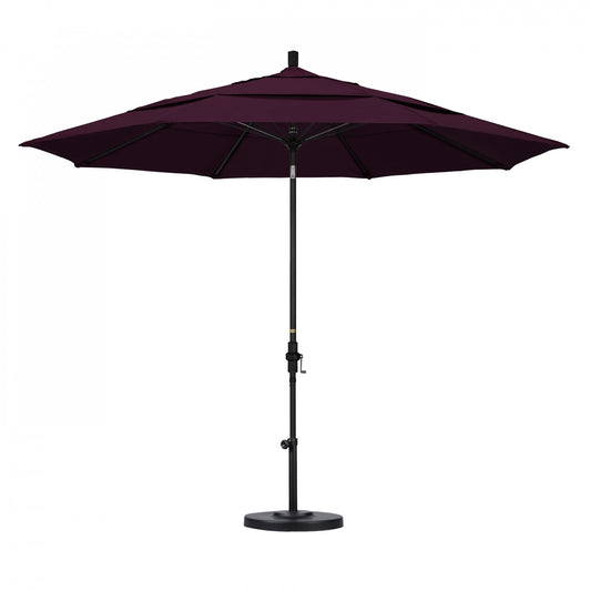 California Umbrella - 11' - Patio Umbrella Umbrella - Aluminum Pole - Purple - Pacifica - GSCUF118705-SA65-DWV