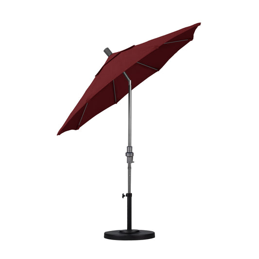 California Umbrella - 7.5' - Patio Umbrella Umbrella - Aluminum Pole - Spectrum Ruby - Sunbrella  - GSCUF758010-48095
