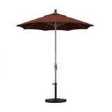 California Umbrella - 7.5' - Patio Umbrella Umbrella - Aluminum Pole - Henna - Sunbrella  - GSCUF758010-5407