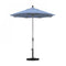 California Umbrella - 7.5' - Patio Umbrella Umbrella - Aluminum Pole - Air Blue - Sunbrella  - GSCUF758010-5410