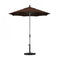 California Umbrella - 7.5' - Patio Umbrella Umbrella - Aluminum Pole - Bay Brown - Sunbrella  - GSCUF758010-5432