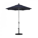 California Umbrella - 7.5' - Patio Umbrella Umbrella - Aluminum Pole - Navy - Sunbrella  - GSCUF758010-5439
