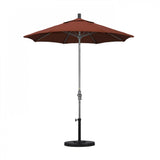 California Umbrella - 7.5' - Patio Umbrella Umbrella - Aluminum Pole - Terracotta - Sunbrella  - GSCUF758010-5440