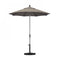 California Umbrella - 7.5' - Patio Umbrella Umbrella - Aluminum Pole - Taupe - Sunbrella  - GSCUF758010-5461