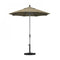 California Umbrella - 7.5' - Patio Umbrella Umbrella - Aluminum Pole - Heather Beige - Sunbrella  - GSCUF758010-5476