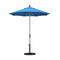 California Umbrella - 7.5' - Patio Umbrella Umbrella - Aluminum Pole - Canvas Cyan - Sunbrella  - GSCUF758010-56105