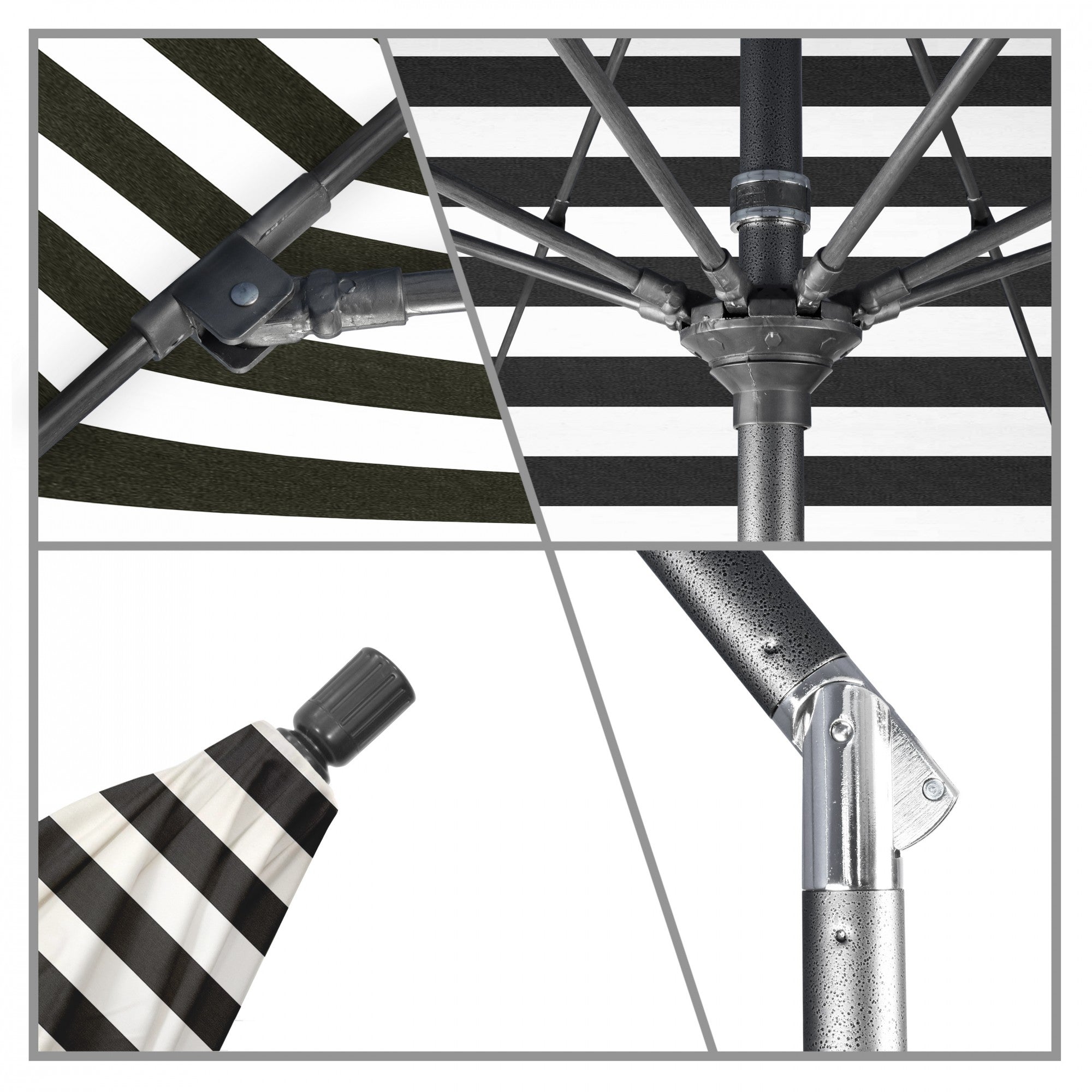 California Umbrella - 7.5' - Patio Umbrella Umbrella - Aluminum Pole - Cabana Classic - Sunbrella  - GSCUF758010-58030