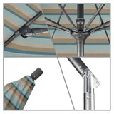 California Umbrella - 7.5' - Patio Umbrella Umbrella - Aluminum Pole - Gateway Mist   - Sunbrella  - GSCUF758010-58039