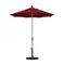 California Umbrella - 7.5' - Patio Umbrella Umbrella - Aluminum Pole - Red - Olefin - GSCUF758010-F13